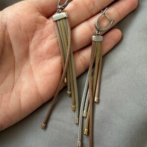 Earrings style Cartier, real silver